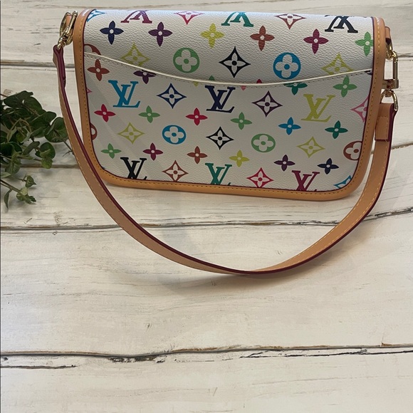 Multi-Color Monogram Shoulder Bag - Picture 2 of 4